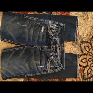 Silver Suki 17" Jeans SZ 29X35